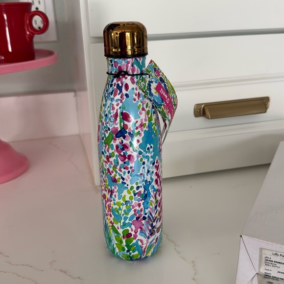 NWT Starbucks S’well Lilly Pulitzer Stainless Steel Water Bottle 17 oz. - Picture 2 of 5